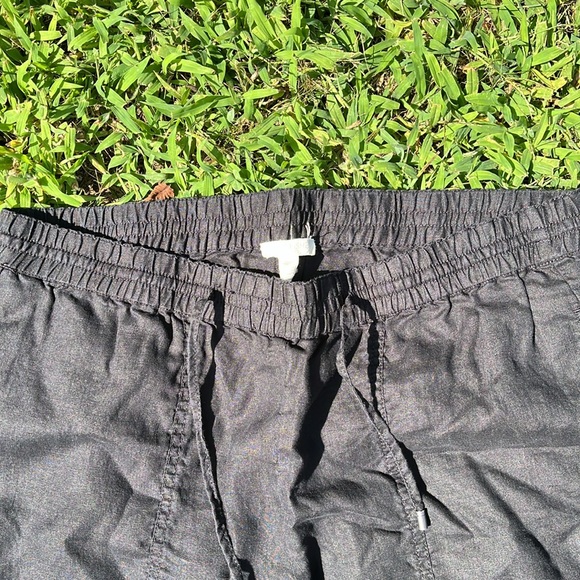 Eileen Fisher Organic Linen Cargo Pants Size PL (Petite Large) - Picture 3 of 4